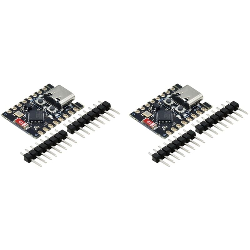 2 Sets Von ESP32-C3 Entwicklungskarten Supermini-Entwicklungskarte Entwicklungskarte WiFi Single-Core-Prozessor Bluetooth