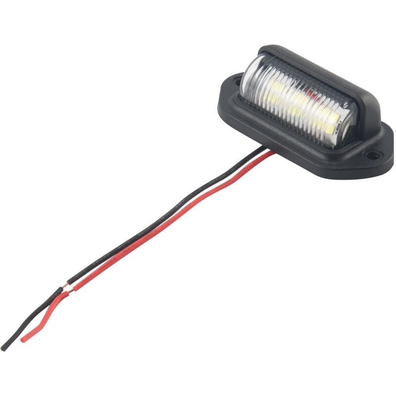 2 StüCk 12V LED Nummern Schild Kennzeichen Leuchte für Auto Boote Motorrad Automobile Flugzeuge RV Truck Trailer AußEn Leuchten