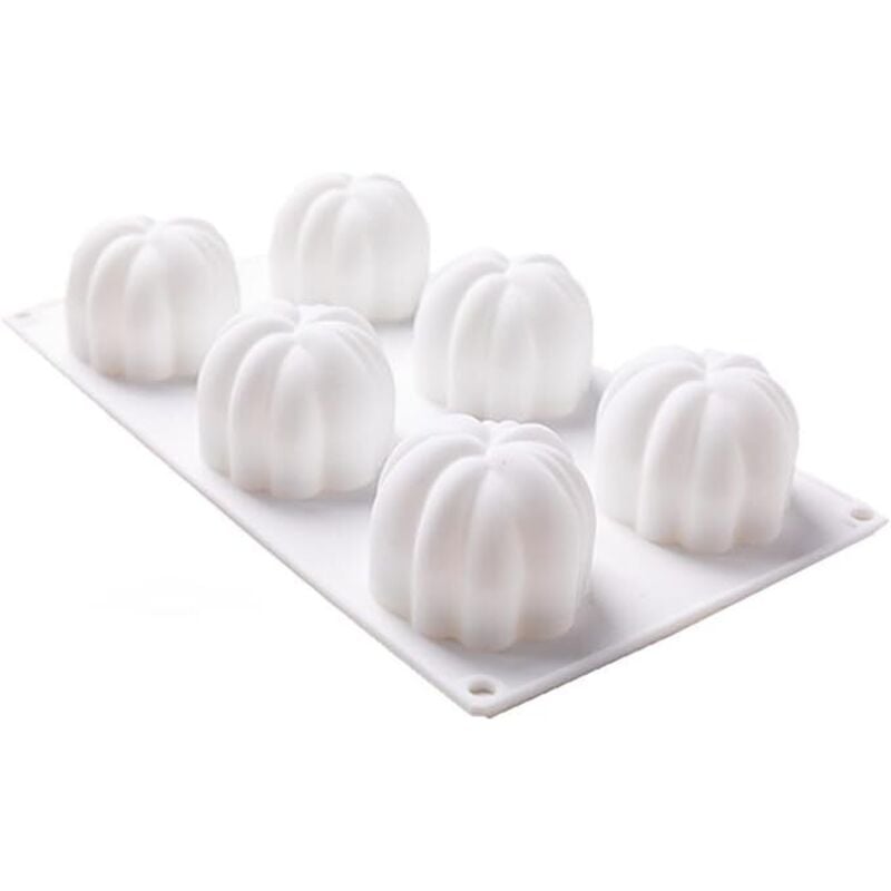 2 Stück 3D-Kürbis-Silikonform für Osterkuchen, Gebäck, Seife, Kerzen, DIY-Muffins, Gelee-Backzubehör