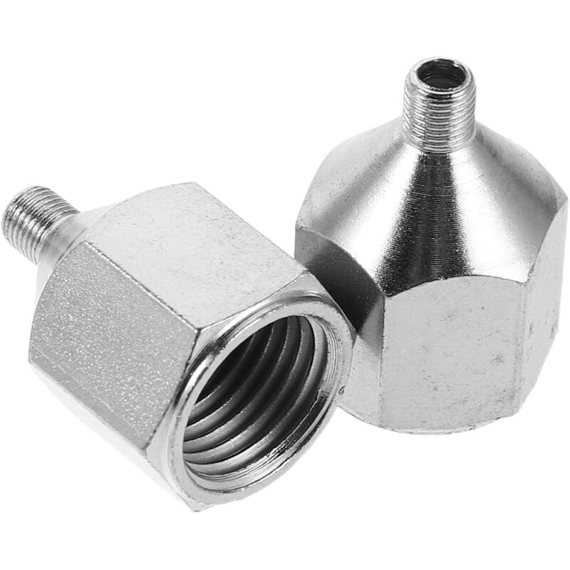 2 Stück Airbrush Schlauchadapter 1/4 M5 Aluminium Schnellkupplung Kompressoranschluss Airbrush Zubehör für Modellbau und Sprühtechnik