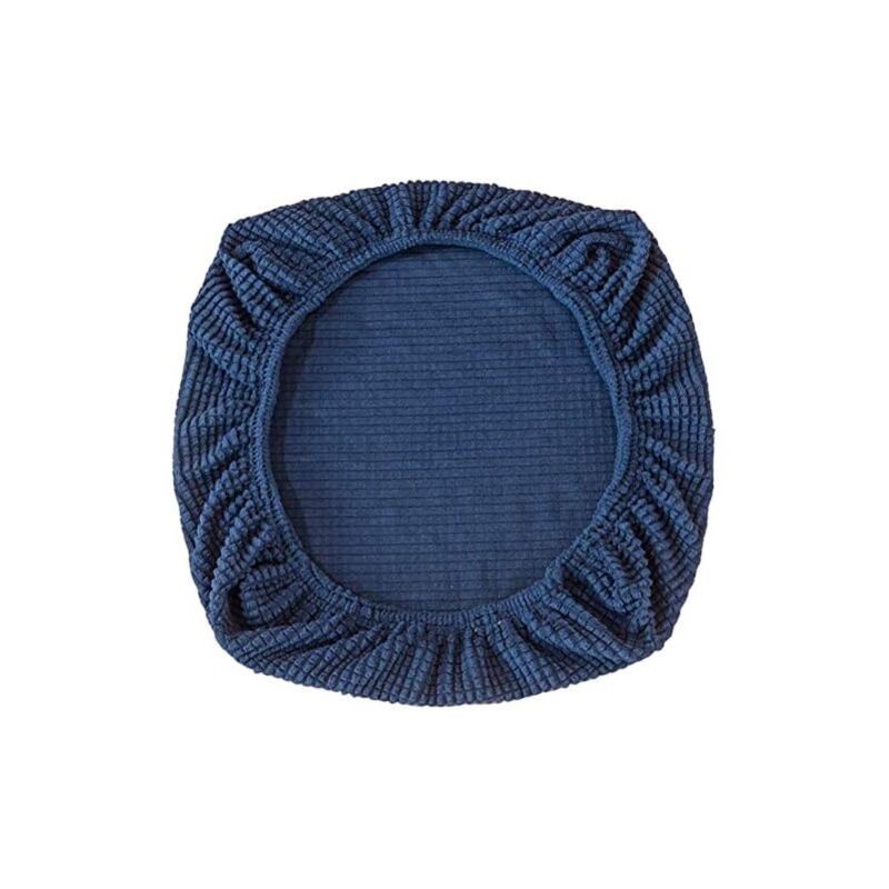 Stück elastische Spandex-Stuhlhussen, waschbare Stuhlhussen für Bürostühle, Esszimmer, Bar, Hochzeit, Party, Dekoration (dunkelblau)