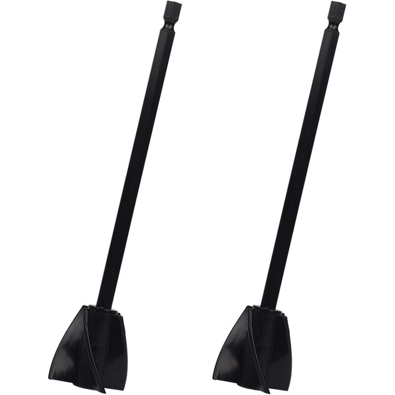 Linghhang - 2 Stück Epoxidharzmischer, Kunststoff-Mischeraufsatz, Bohrer, Spiral-Farbrührer zum Mischen von Epoxidharz, Latexfarbe, Glasur und