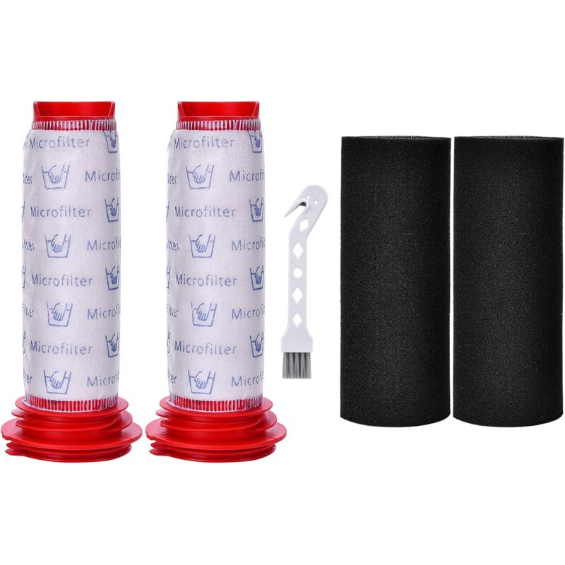 2 Stück Ersatzfilter für Bosch Athlet 25.2v Staubsauger BCH6ZOOO BCH6L2560 BCH6L2561 Stabfilter und Schaumstofffilter für Bosch Athlet Zoo'o Pro