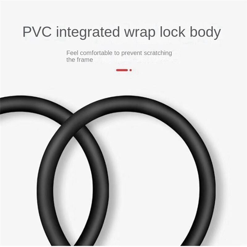 Tlily - 2 StüCk Fahrrad-Diebstahl-VorhäNgeschloss Kinder-Gefrierschrank-VorhäNgeschloss für French Door Gefrierschrank