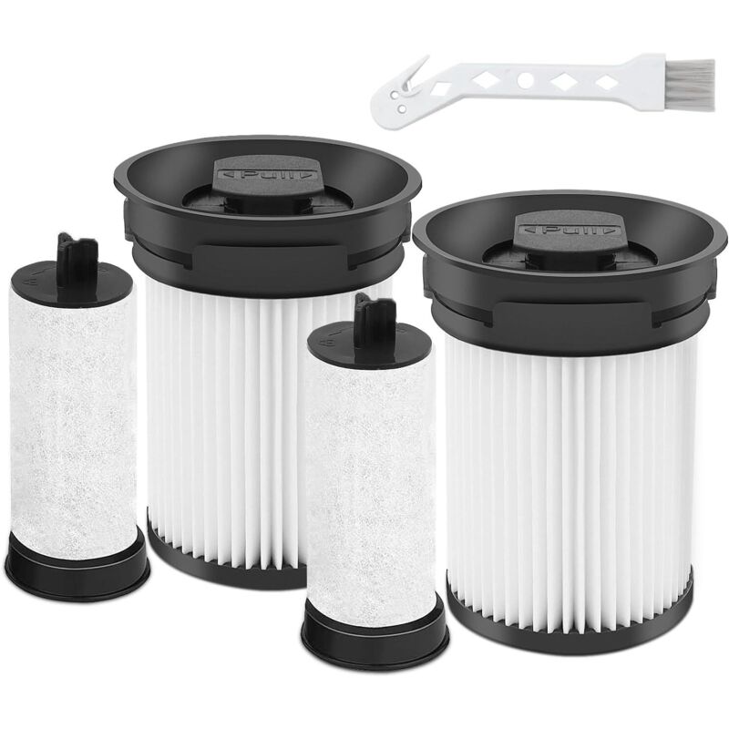  2 StüCk Filter für Miele Triflex HX1 Facelift Akku-Staubsauger,Feinstaubfilter Zubehör für Miele Triflex HX1 Cat & Dog/Facelift Staubsauger