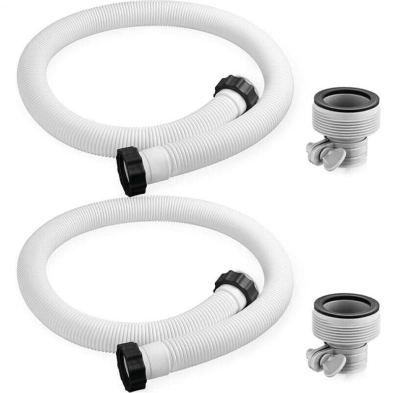 (2 Stück) für Intex Poolschlauch-Filterpumpen-Armaturen, Intex Poolschlauch-Adapter