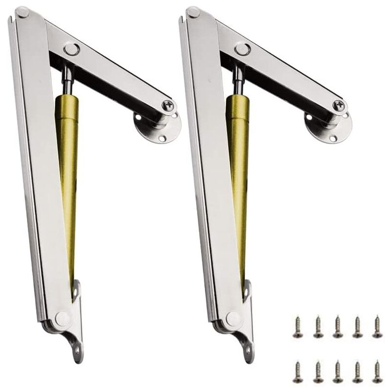 Ersandy - 2 Stück Gasdruckfedern, 150 n, hydraulische Strebe, Möbel-Stoßdämpfer, Schranktür für Schränke, Bücherregale, Möbel