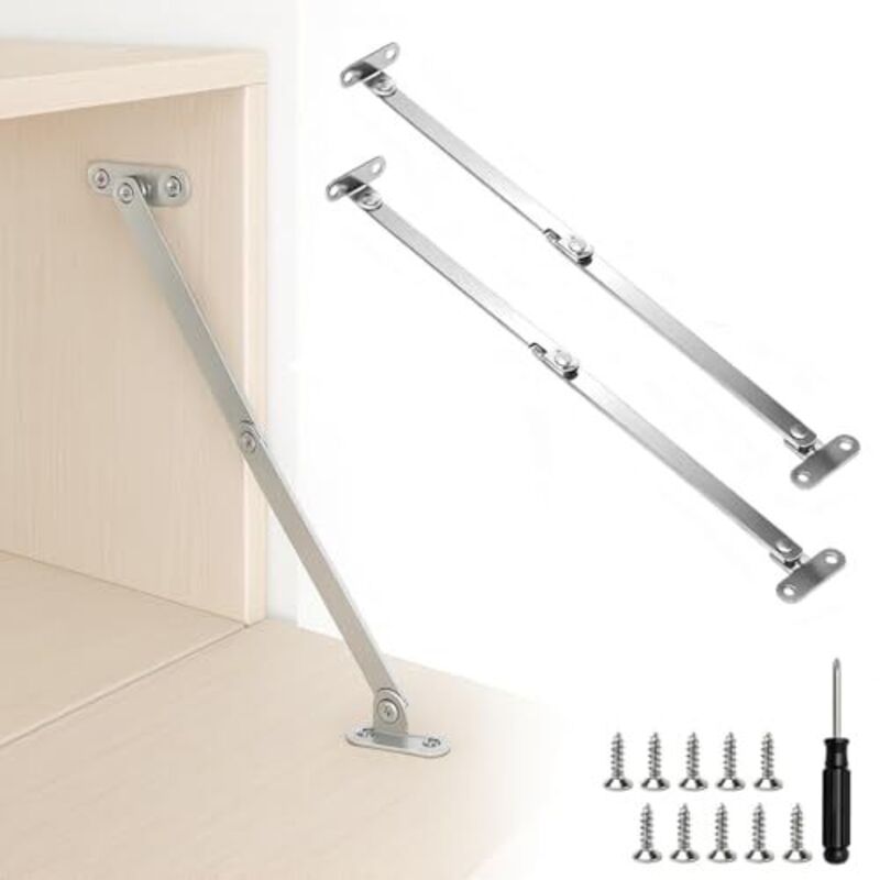 2 Stück Klappscharniere für Möbel, Schränke, Kleiderschränke, Schranktüren, Schranktüren, Schrankoberseiten und Möbeltüren.