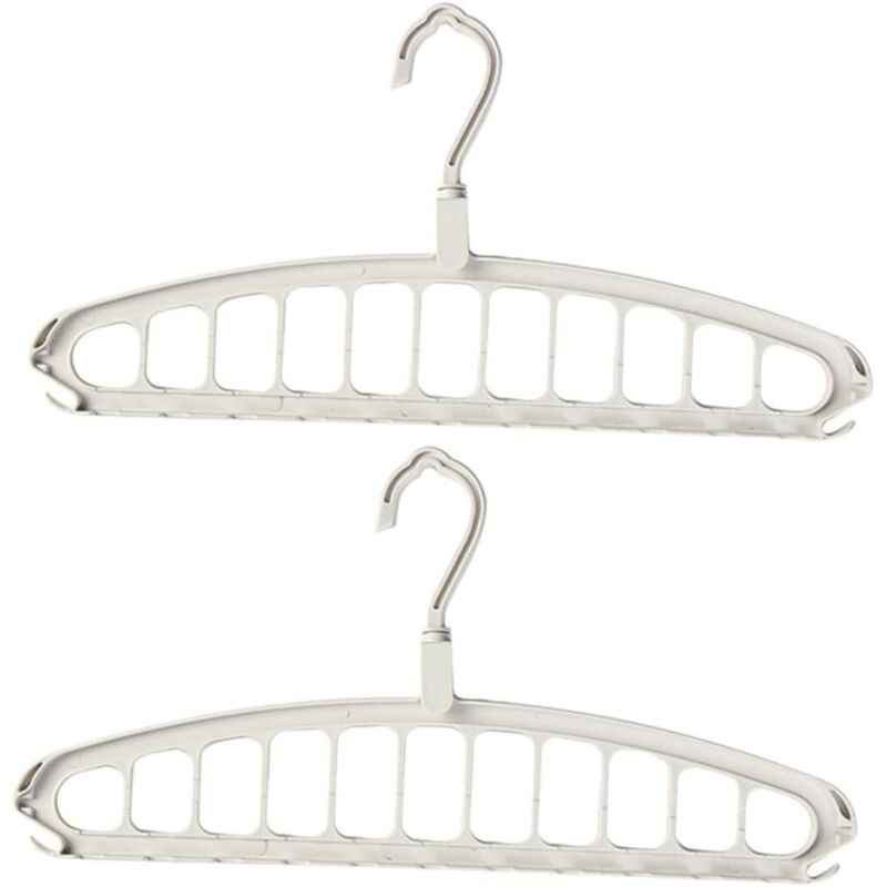 2 Stück rutschfeste Kleiderbügel, Aufbewahrungsbügel, faltbare Kleiderbügel, Wäscheständer, Kleiderschrank-Organizer, platzsparende Hacks