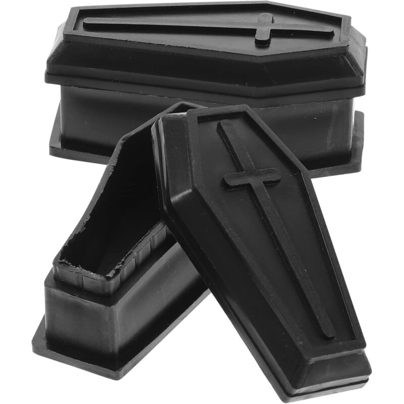 Bluedeer - 2 Stück Sarg Ornamente Spukhaus Requisite Halloween Sarg Dekoration Halloween Ornamente Verzierung Für Halloween Lustige Streich Requisite