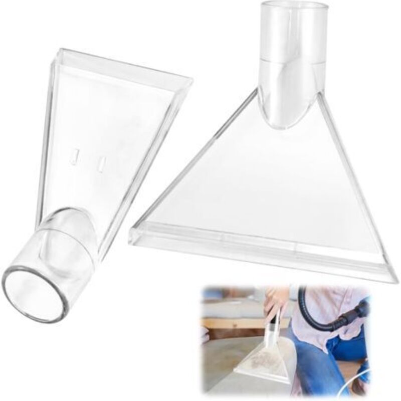 2 Stück Staubsaugerdüse, Staubsauger Düse, Saugrohr Staubsauger, Staubsaugeraufsatz Auto Staubsauger Bürste Staubsaugerdüsen Transparent Adapter