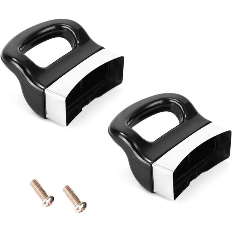 2 Stück Topfgriff für Schnellkochtopf Seitenhandgriff Ersatzgriff aus schwarzem Bakelit mit Bakelitgriff für Töpfe