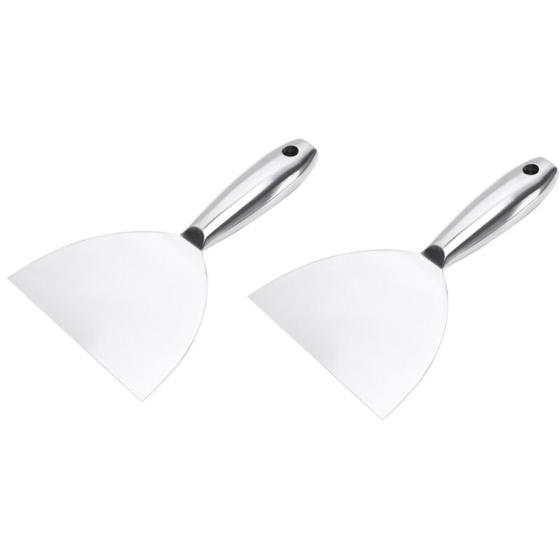 Linghhang - 2 stücke Edelstahl Kitt Messer Küche Haube Boden Glas Reinigung Messer