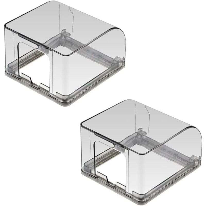 2 Stücke Wasserdichte Steckdosenabdeckung Wandschalter Steckdosenabdeckung Küchenzubehör Transparent 86 Typ Universelle Wasserdichte Abdeckung