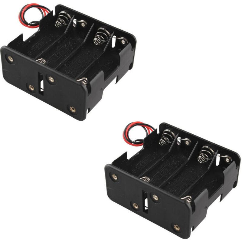 2-teilige Batterieaufbewahrungsbox für 12V-Batterien (8 AA-Batterien)