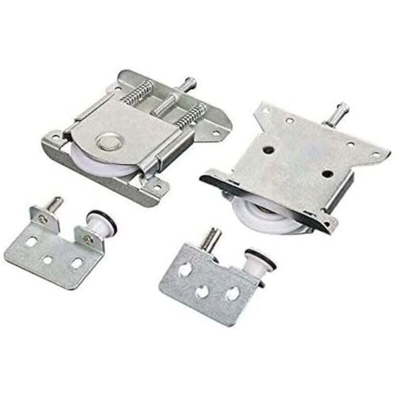 2-teilige Schiebetürrollen für Kleiderschränke, Schiebetürteile für Kleiderschränke, Rollen, Laufschienen, Schiebetürrollen für Kleiderschränke,