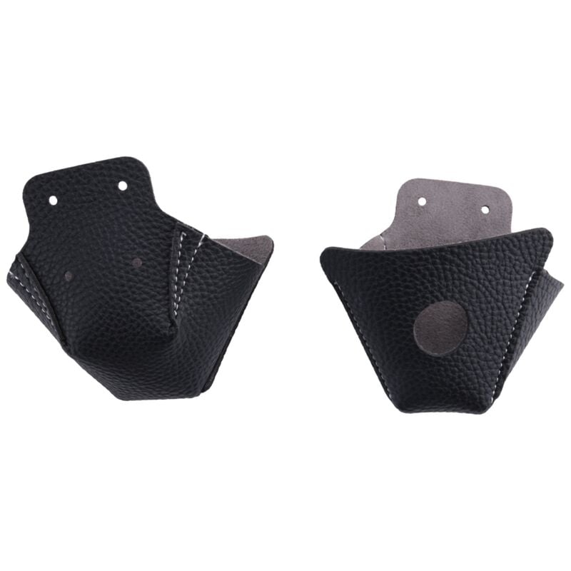 Tlily - 2-Teilige Zehenabdeckung für Rollschuhe, Skate-Zehenabdeckung, Austauschbare Rollschuh-Schuhabdeckung (Schwarz)