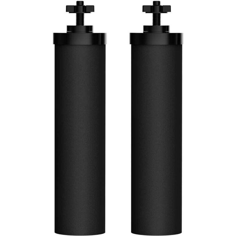 2-teiliger BB9-2 Wasserfilter, kompatibel mit Berkeyy Reinigungselementen, schwarze Filterkartusche, Premium-Wasserfilter, kompatibel mit der Travel