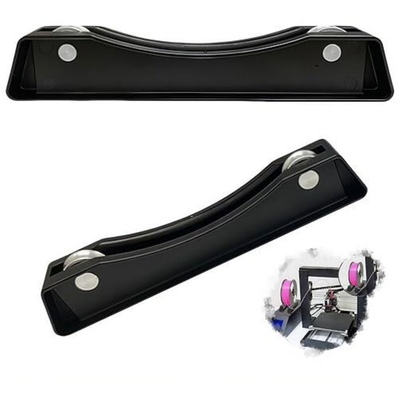 2-teiliger Filamenthalter aus Kunststoff, 3D-Drucker-Spulenhalter, Filamenthalter, 3D-Druckerzubehör, mit Kugellager, verstellbare Verbrauchsspulen