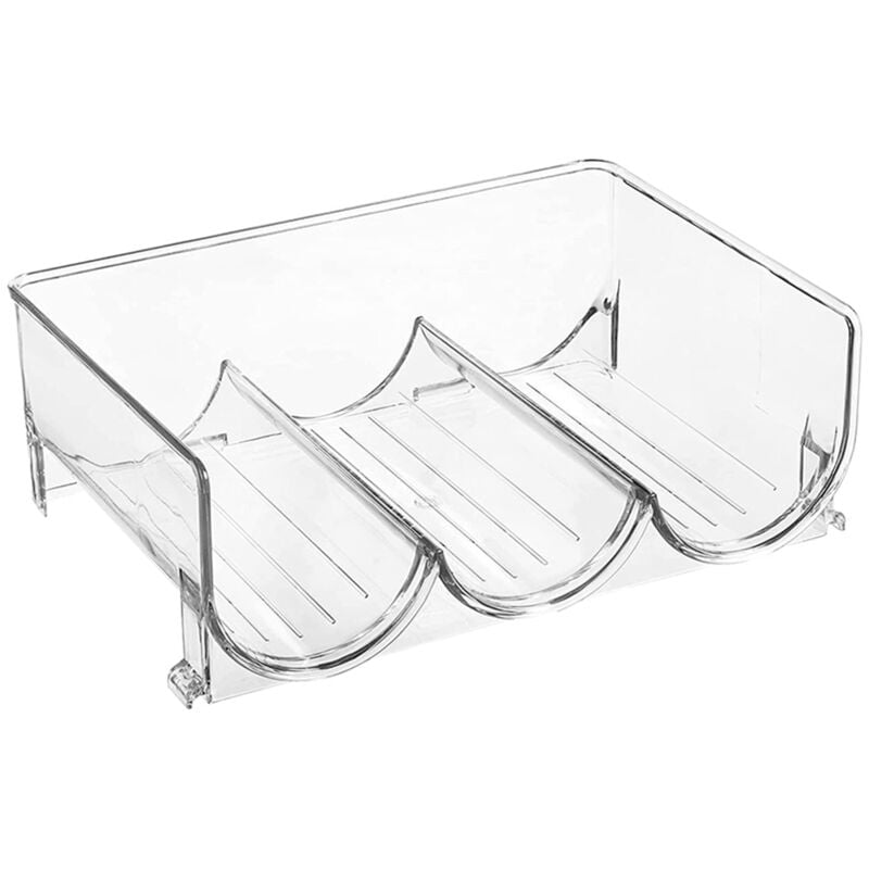 2-teiliger Wasserflaschen-Organizer – Vorratskammer-Organizer und Schrank-Organizer – Wasserflaschenhalter für die Organisation zu Hause