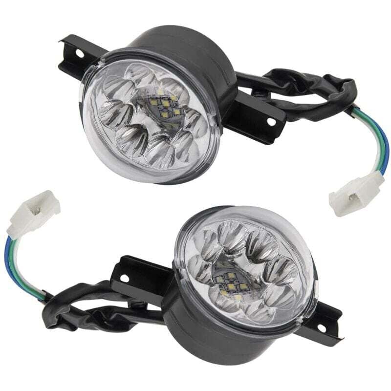 2-teiliges 12V LED-ATV-Scheinwerferset für 125ccm, 150ccm, 250ccm und 300ccm, passend für chinesische JCL Baja, Kazuma und Roketa.