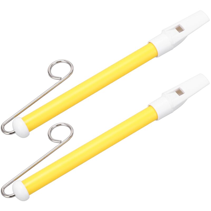 2-teiliges Metall-Schiebepfeifen-Set, Schiebeflöte, Musikinstrument für Kinder und Anfänger