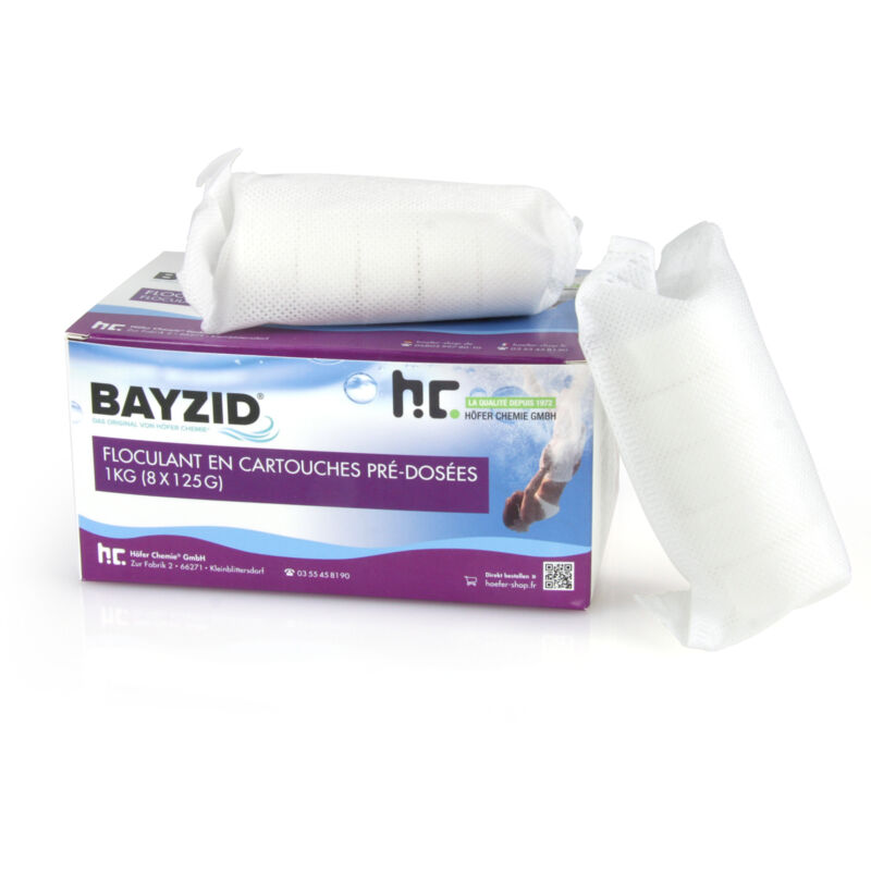 1 kg BAYZID® Flockkartusche für Pools