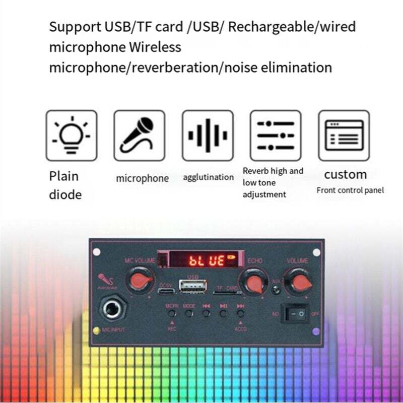 2 x 10W Bluetooth MP3-Dekodierungsverstärkerplatine für Autoradio-Zubehör, B