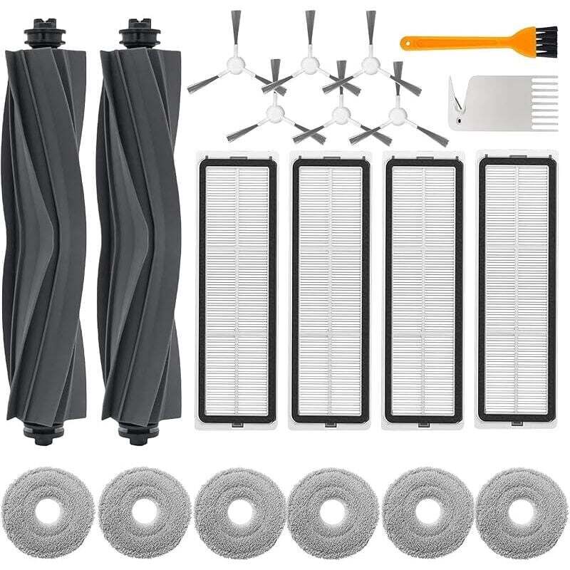 20 Accessoires pour Dreame L10s Ultra / L10 Ultra / L10 Prime/Xiaomi X20+ Accessoires pour Aspirateurs avec 2 Brosse Principale 6