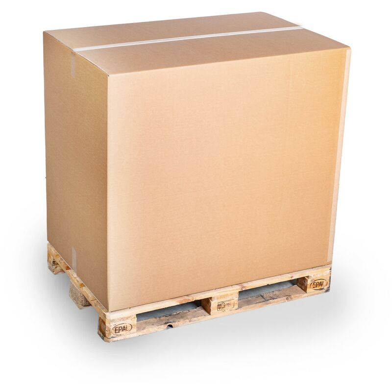 20 Palettenkartons 1180 x 780 x 1065 mm Wellpappe Versandkartons Kartons Palettencontainer - Braun