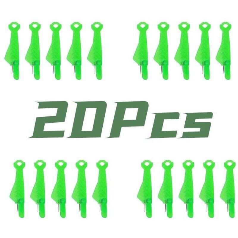20 Stück Nadeleinfädler, Nähzubehör, Nähnadeln, Nadeleinfädler, Nähmaschine, Kunststoff, DIY-Einfädler, Einfädler für Handnähen und Quilten (grün)