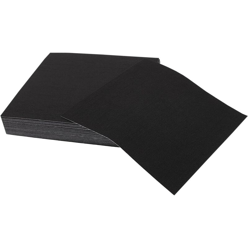 20 Stück Teppichfliesen selbstklebend, 50x50cm Bodenbelag Selbstklebend Gewerbe Teppichboden für Hause Büro (Schwarz)