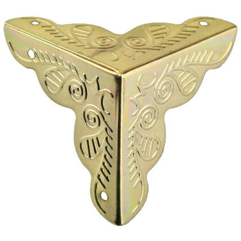 20 Stück Vintage-Ecken, antike Möbelecken aus Metall, Schutzecken für Kisten und Möbel im Vintage-Stil, dekorative Möbel in Bronzeoptik, inklusive 80