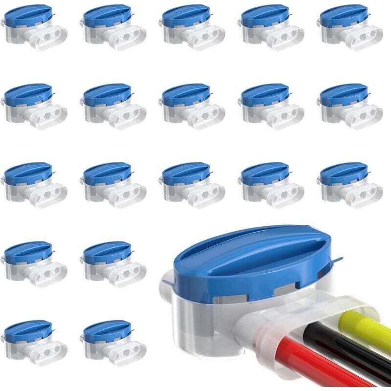 20 Stück wasserdichte, mit Harz gefüllte Kabelverbinder für Mähroboter, zum Verlängern oder Reparieren von Peripheriekabeln für Mähroboter, Garten,