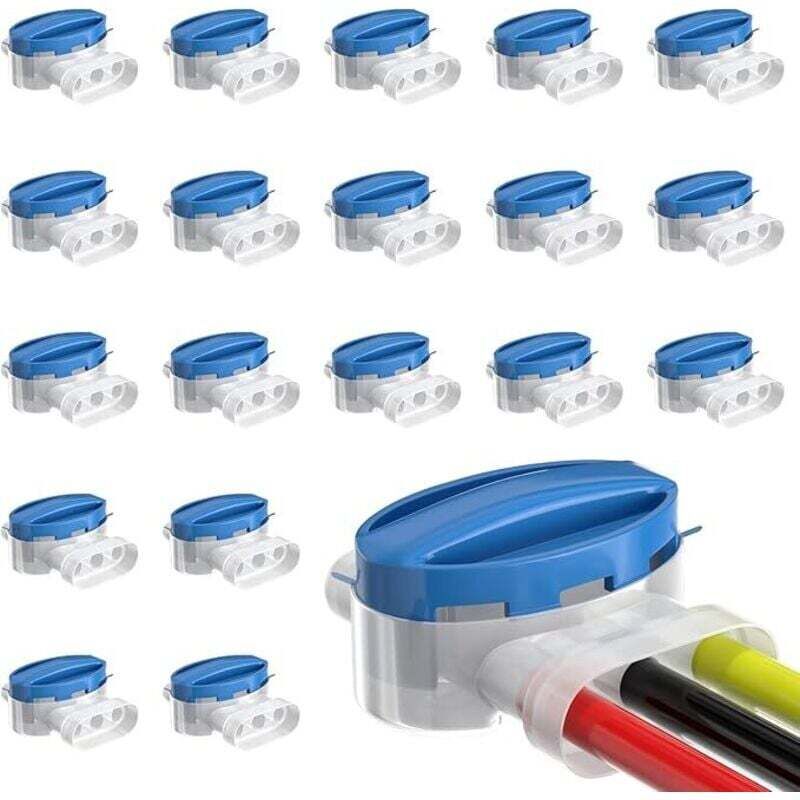 20 Stück wasserdichte, mit Harz gefüllte Kabelverbinder für Mähroboter, zum Verlängern oder Reparieren von Peripheriekabeln für Mähroboter, Garten,