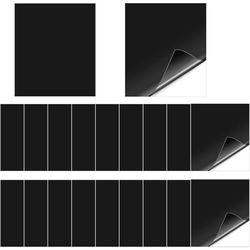 20 Stück wasserdichte Reparaturflicken für aufblasbare Pools, schwarzes Vinyl, für aufblasbare Pools, Schwimmringe, Luftmatratzen