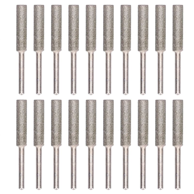 20-teiliges Kettensägen-Schärfset mit Entgratungskopf und vielseitigem Kettensägen-Schärfwerkzeug – zum Schleifen, Reparieren und Gravieren –