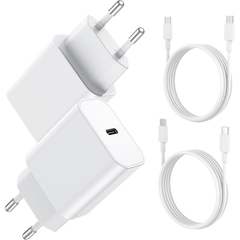 20-W-USB-C-Ladegerät, Netzteil für Apple-Geräte, Schnellladefunktion mit USB-C-Stecker, kompatibel mit iPhone 17/16/15/14/13 Pro Max, AirPods, iPad,