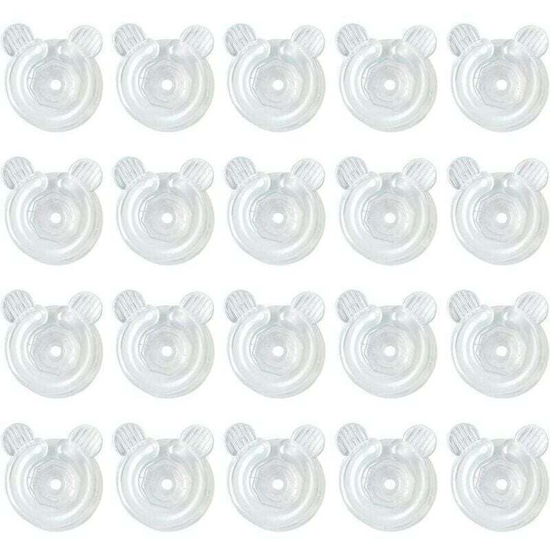 20 x Bettbezug-Clips, Bettdecken-Clips zum Fixieren der Bettdecke, Bettbezug-Donuts, Bettdeckenverschlüsse