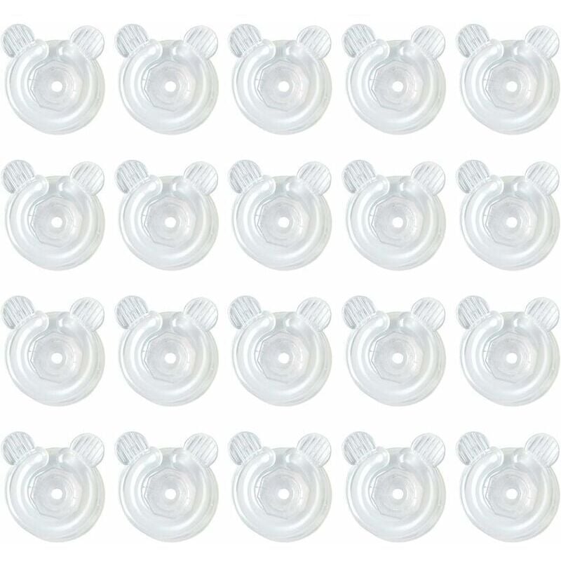 Jalleria - 20 x Bettdeckenbezug-Clips, Bettdecken-Clips, um die Bettdecke an Ort und Stelle zu halten,