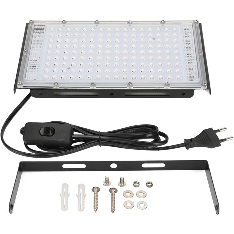 Zoternen - 200 w LED-Pflanzenwachstumslicht, IP65, wasserdicht, 144 Lampenperlen, energiesparendes Quantum-Board-Pflanzenlicht, EU-Stecker, 180–240 v