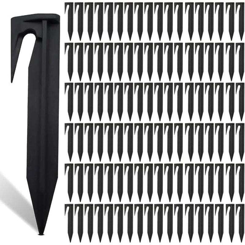 200er-Pack Befestigungsstifte für Begrenzungskabel, Kabelhalterungen für Mähroboter, Zubehör für Mähroboter, Haken für Mähroboter, Begrenzungskabel