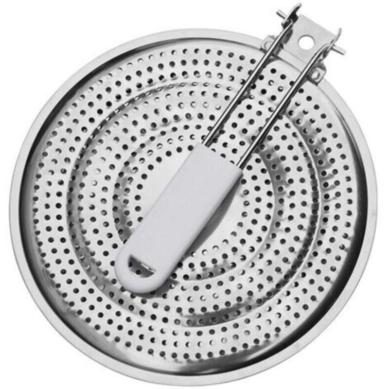 21 cm Edelstahl-Wärmeverteiler, nur für Gasherd