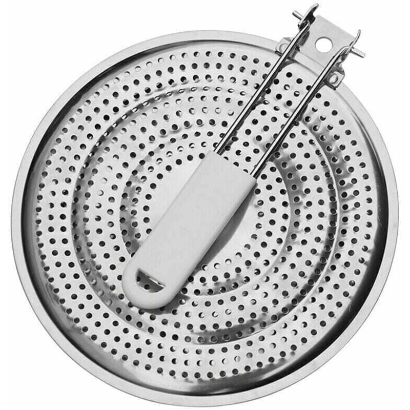 21 cm Edelstahl-Wärmeverteiler, nur für Gasherd——