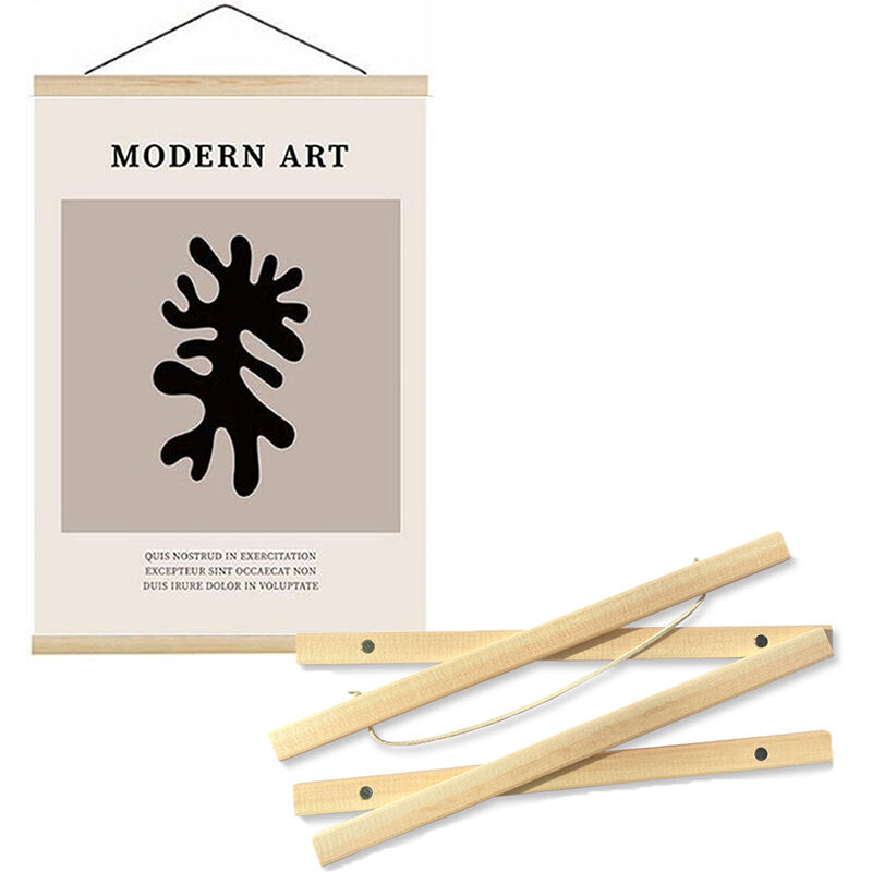 21 cm Magnetischer Posterrahmen, Poster leicht austauschbar, Wanddekoration fürs Wohnzimmer, Werbeplakat (Poster nicht enthalten)