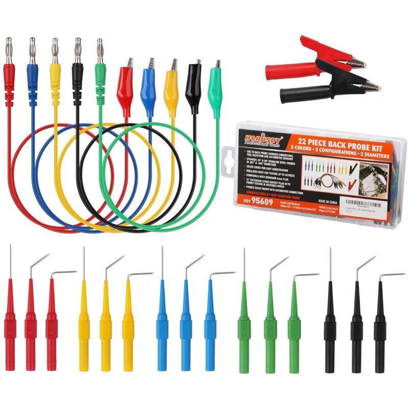 22-teiliges Back-Probe-Kit, Back-Probe-Pin-Kit