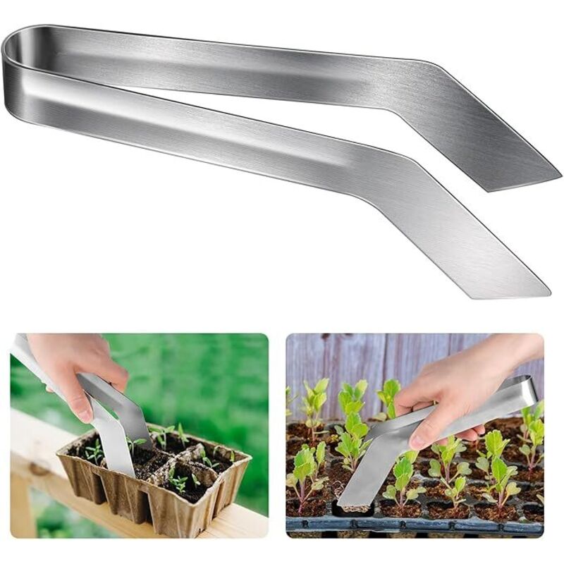 22,5 cm Edelstahl Garten Anlage Umpflanzen Zange Anlage Umpflanzen Werkzeuge