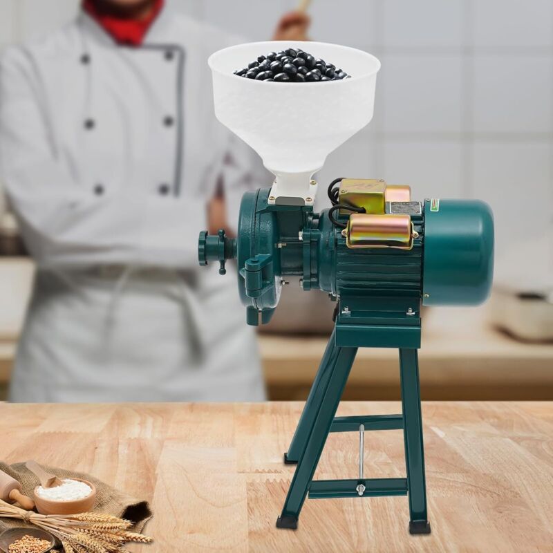 2.2KW Getreidemühle Elektrisch Professionelle Elektrische Grinder Powder Maschine Elektrischemühle mit Malzmühle +Funnel für alle Getreidesorten