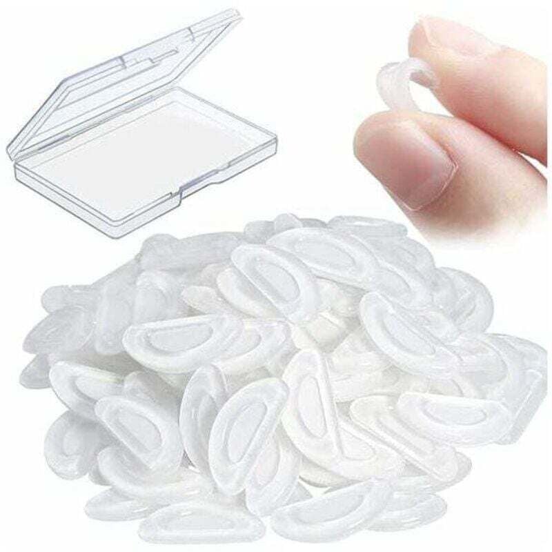24 Paar selbstklebende Nasenpads für Brillen, D-förmige, rutschfeste Nasenpads aus Silikon für Brillen, selbstklebende Nasenpads für Brillen, 15 mm