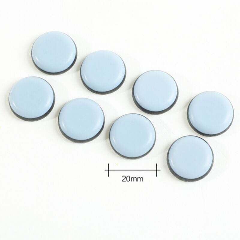 24 Stück für Möbel, 20 mm (rund) – Gleiter für Möbel – für selbstklebende Möbel, Gleiter für Stühle, Sofas und Schreibtische